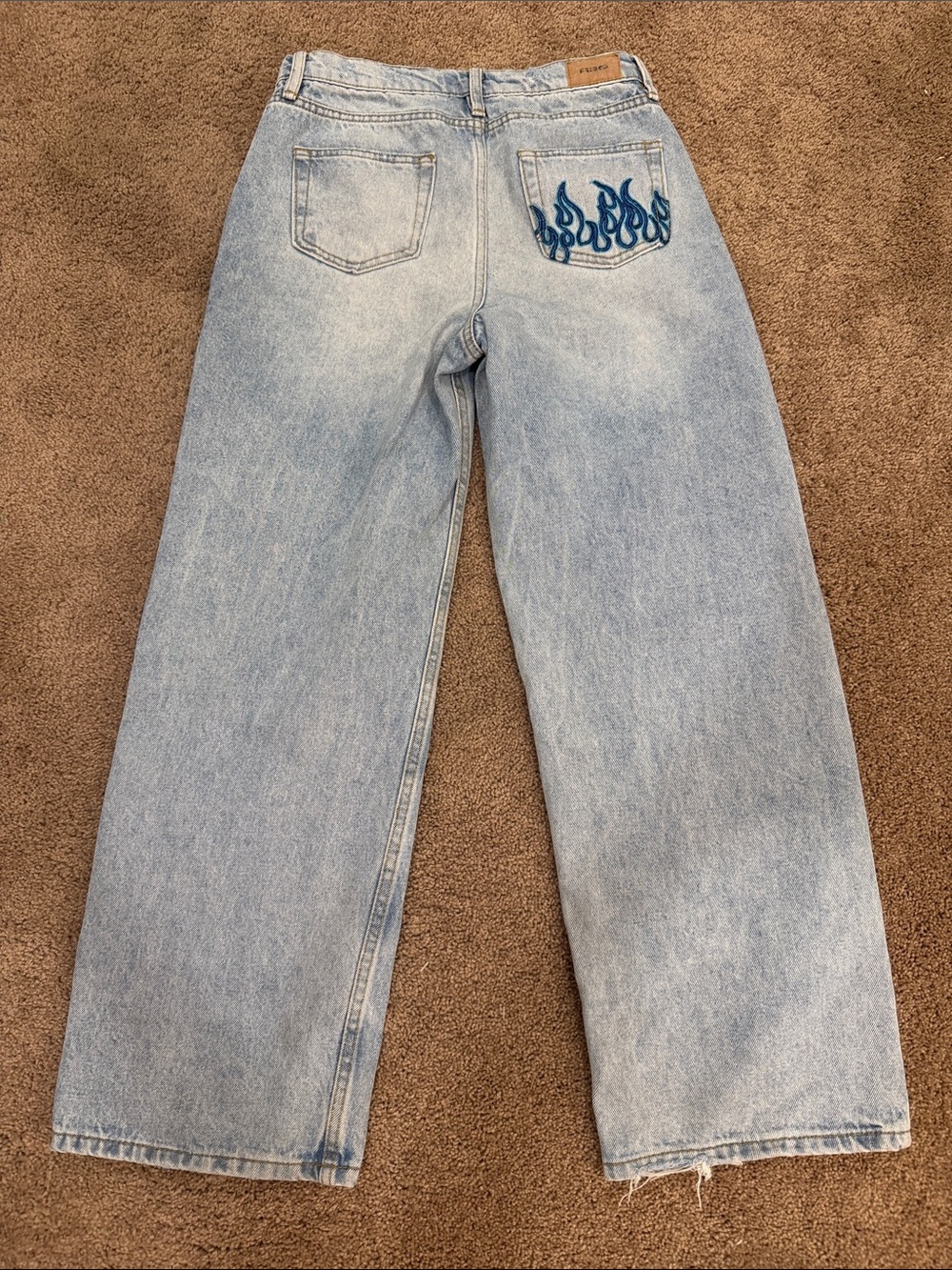 RSQ Light Blue Straight-Leg Kids Jeans - Picture 5 of 7